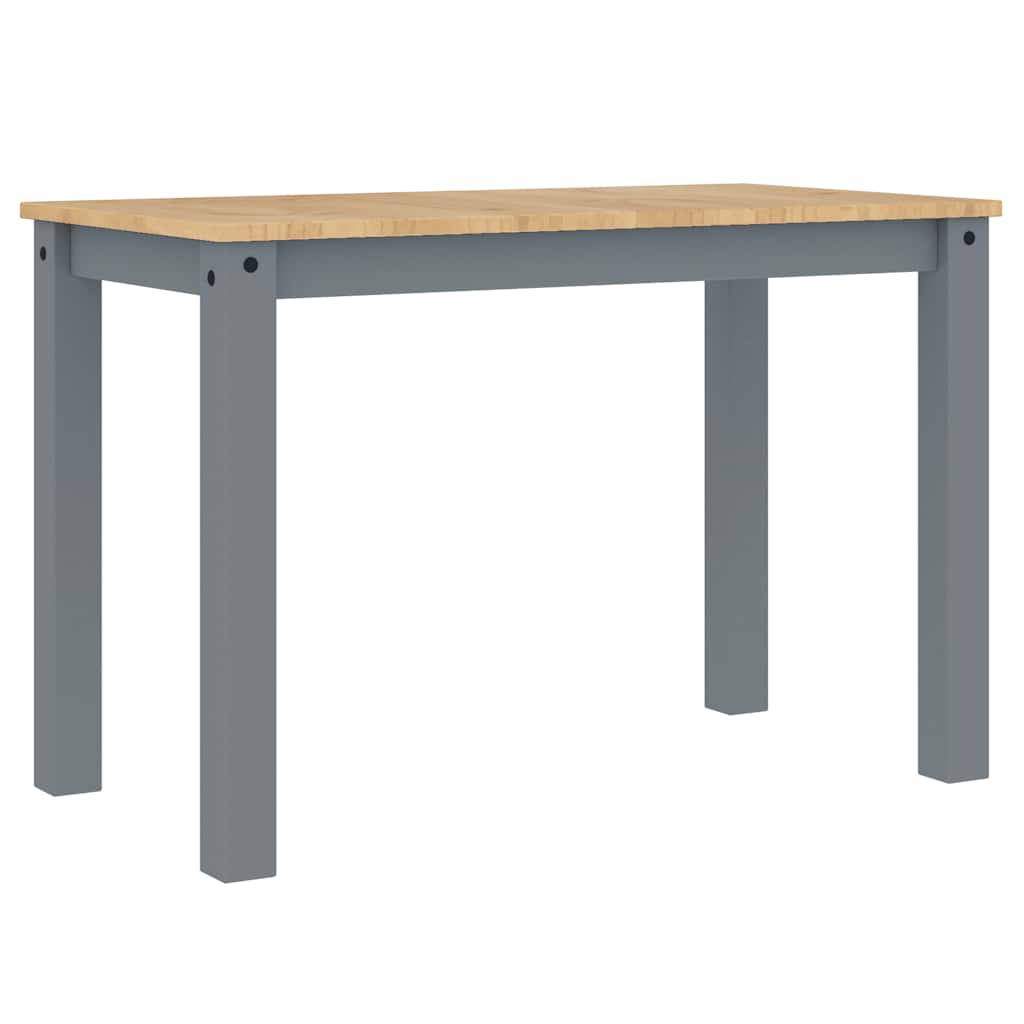 Esstisch PANAMA Grau 112x60x75 cm Massivholz Kiefer