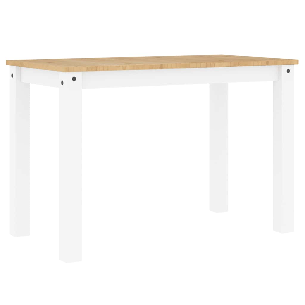 Esstisch PANAMA Weiß 112x60x75 cm Massivholz Kiefer