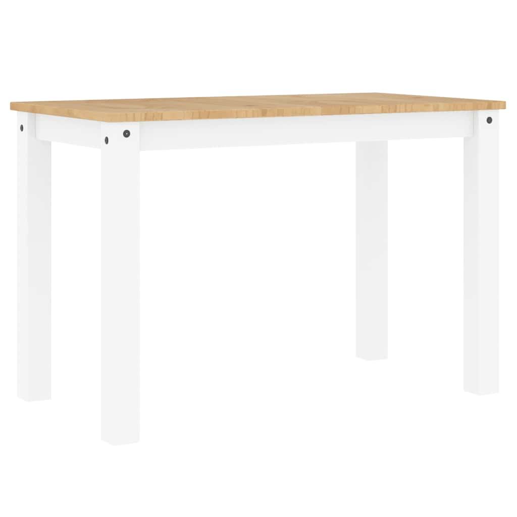 Esstisch PANAMA Weiß 112x60x75 cm Massivholz Kiefer