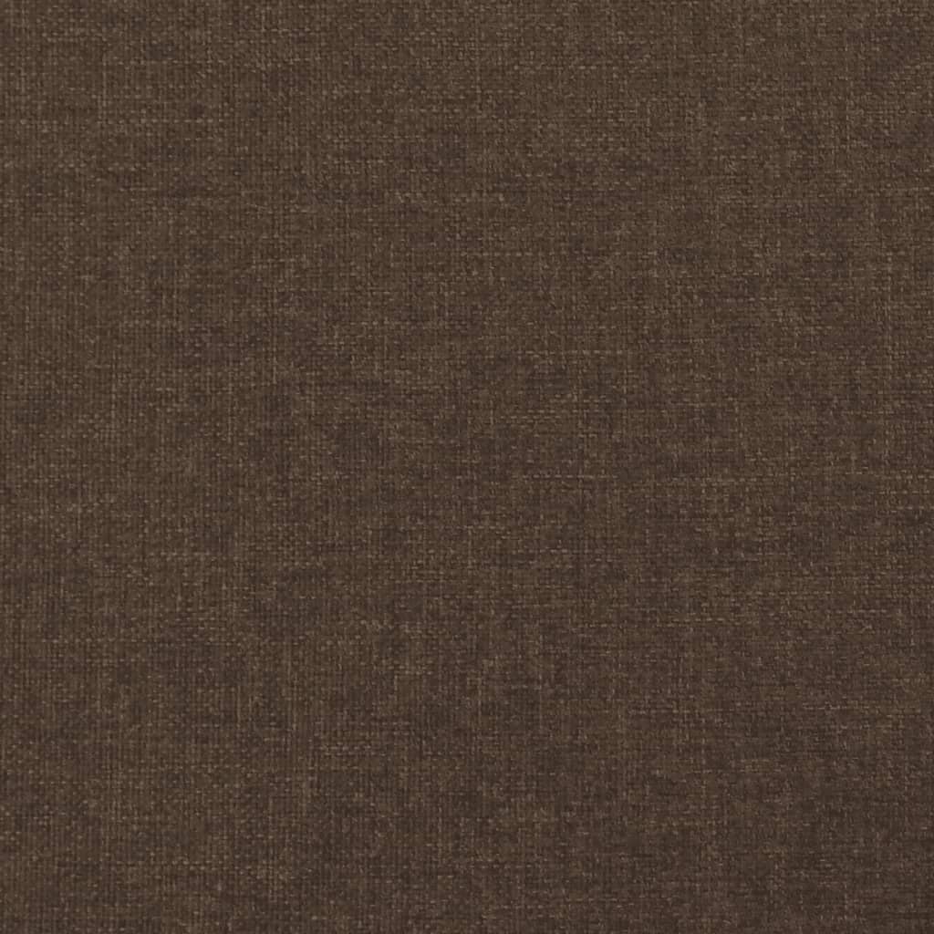 Taschenfederkernmatratze Mittel Dunkelbraun 120x190x20 cm Stoff