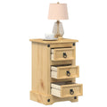 Nachttisch Corona 35x32,5x58 cm Massivholz Kiefer