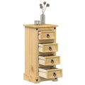 Nachttisch Corona 35x32,5x74 cm Massivholz Kiefer