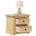 Nachttisch Corona 53x39x47 cm Massivholz Kiefer