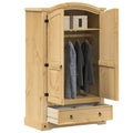 Kleiderschrank „Corona“ 101x52x170 cm Massivholz Kiefer