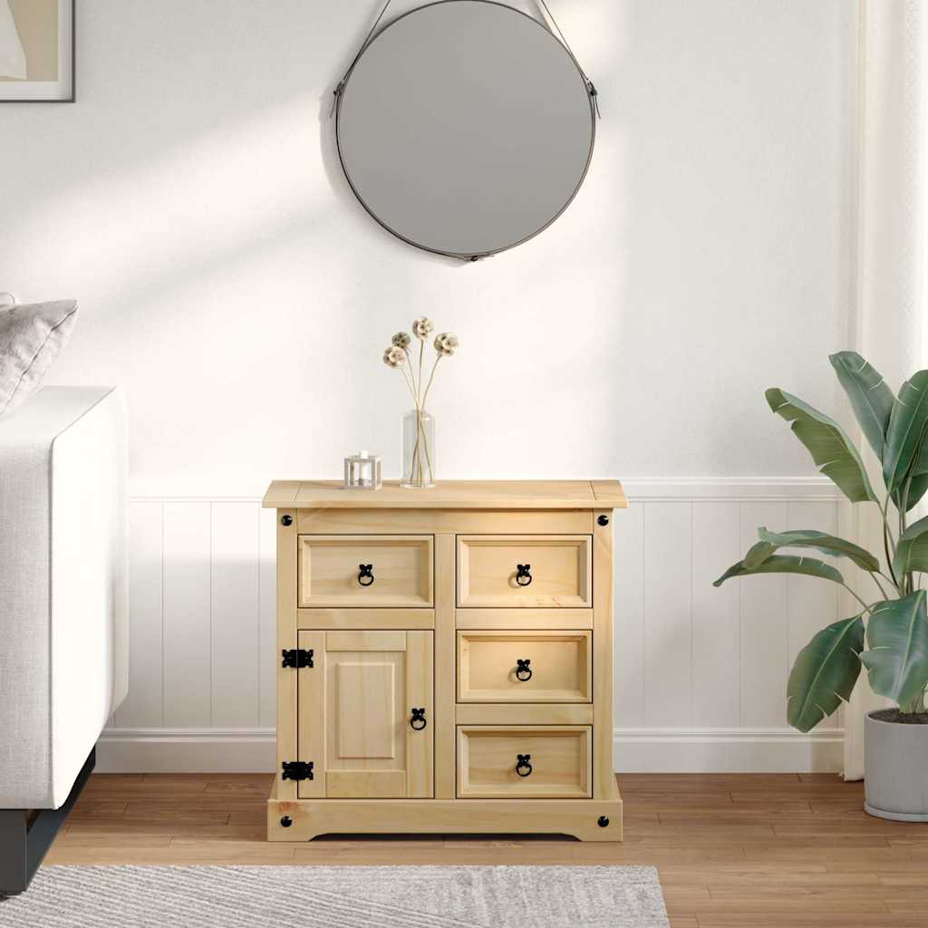 Sideboard Corona 80x40x75 cm Massivholz Kiefer
