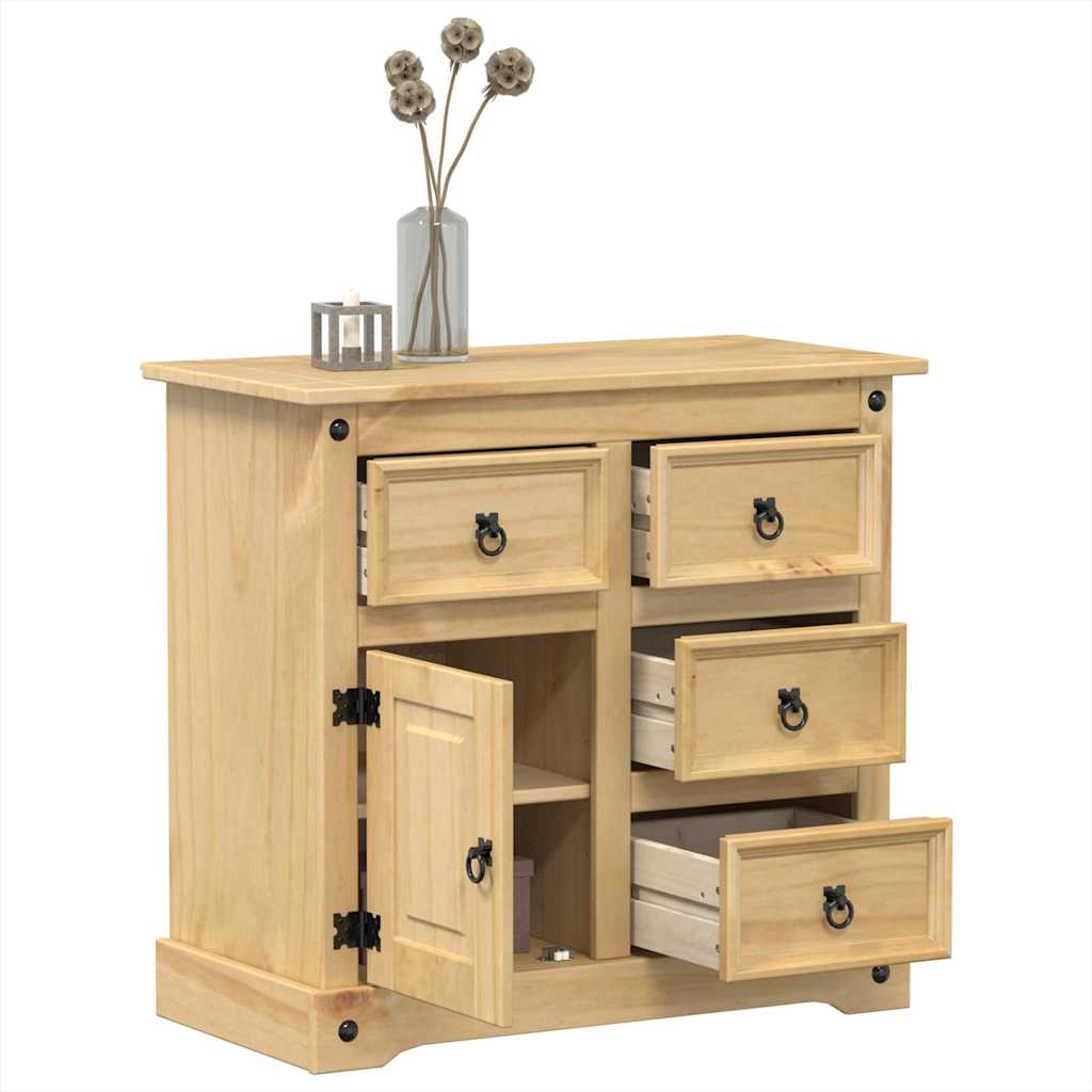 Sideboard Corona 80x40x75 cm Massivholz Kiefer