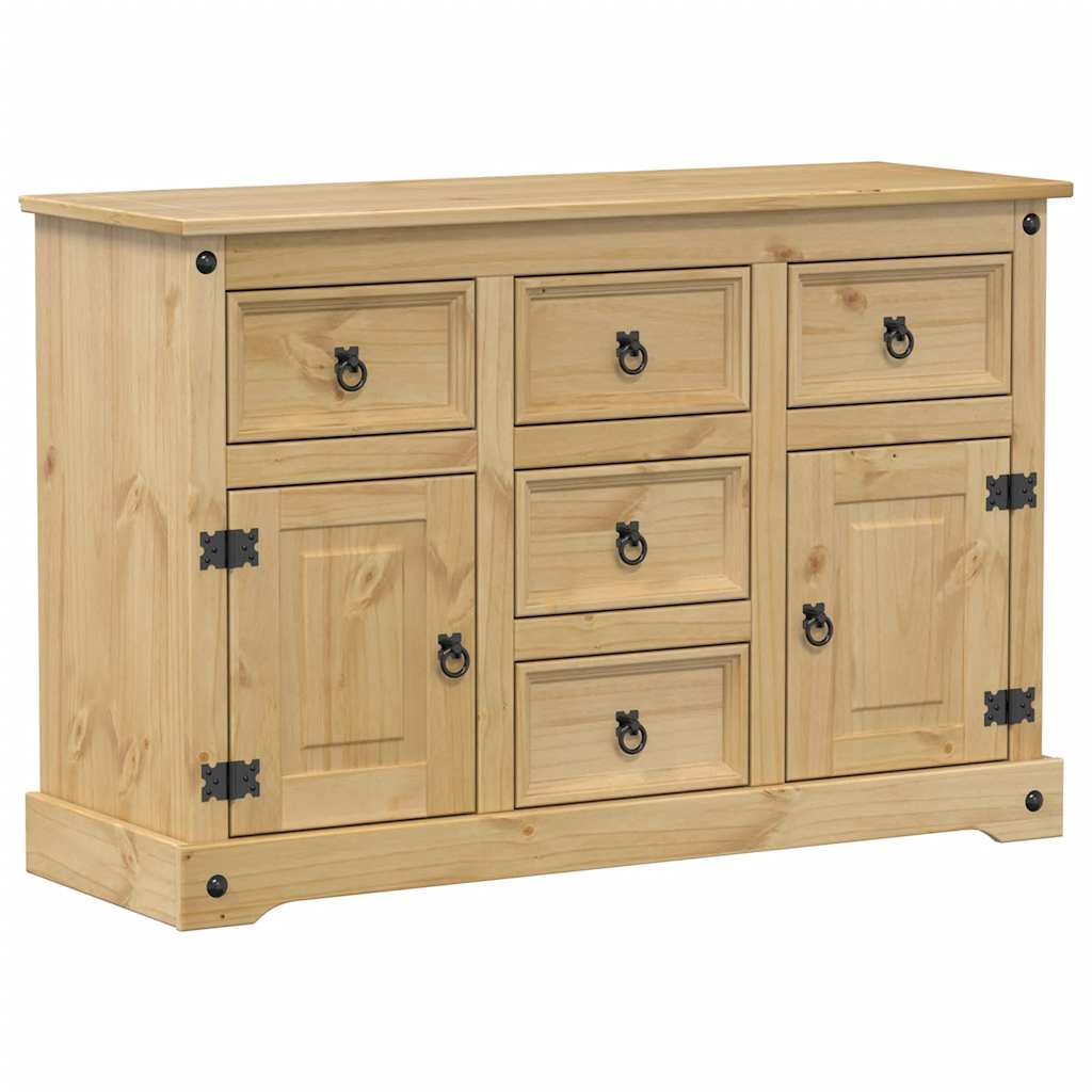 Sideboard Corona 112x40x75 cm Massivholz Kiefer