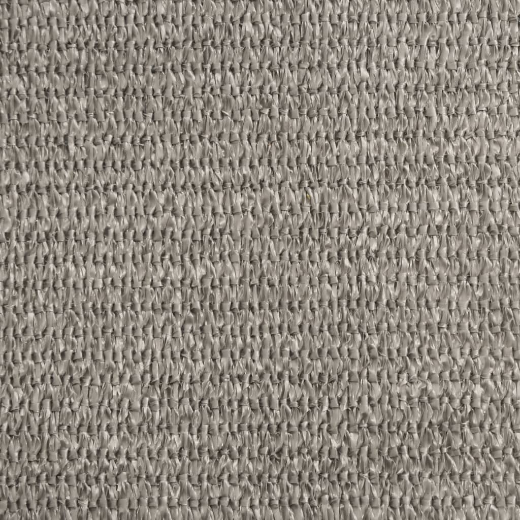 Sonnensegel 160 g/m² Rechteckig Hellgrau 3x4 m HDPE