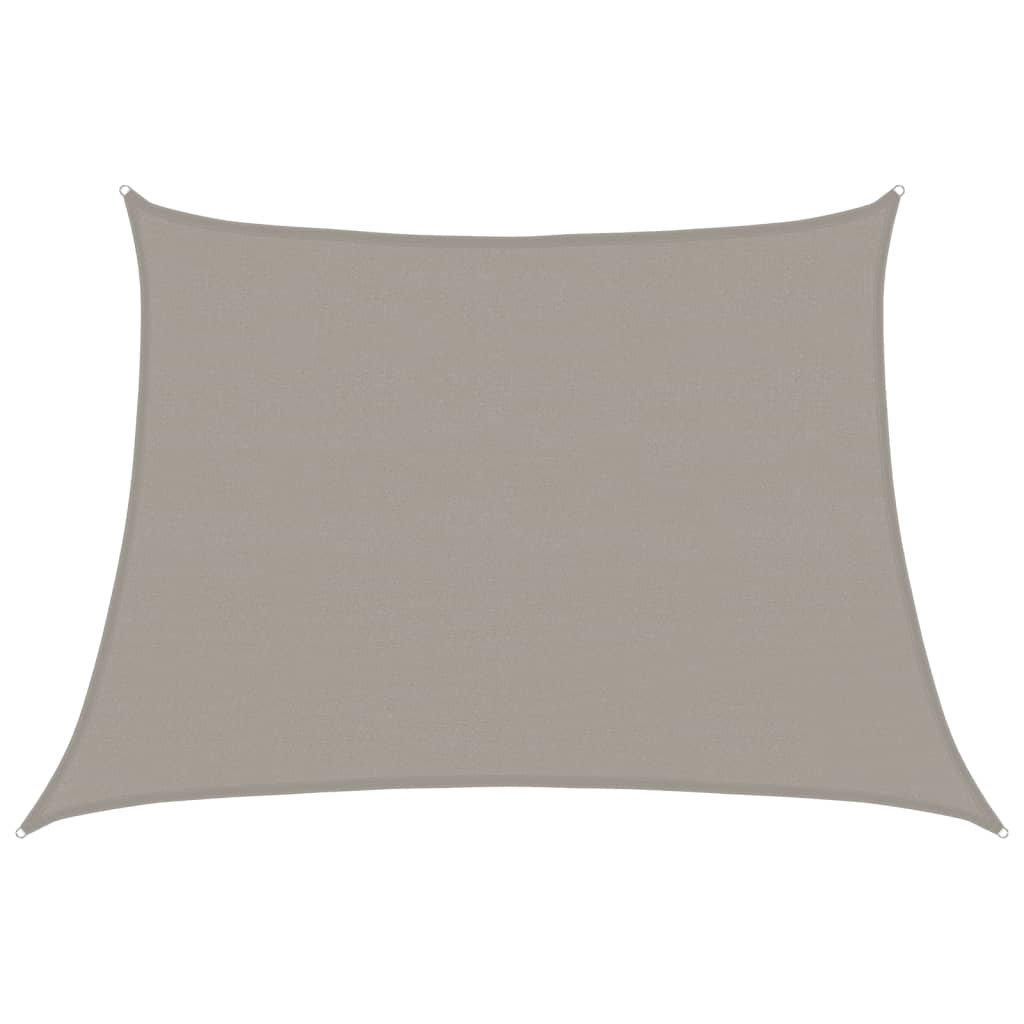 Sonnensegel 160 g/m² Trapez Hellgrau 4/5x3 m HDPE