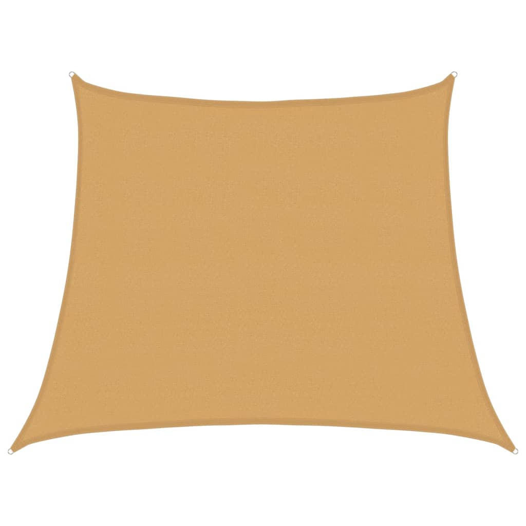 Sonnensegel 160 g/m² Trapez Hellgrau 3/4x3 m HDPE