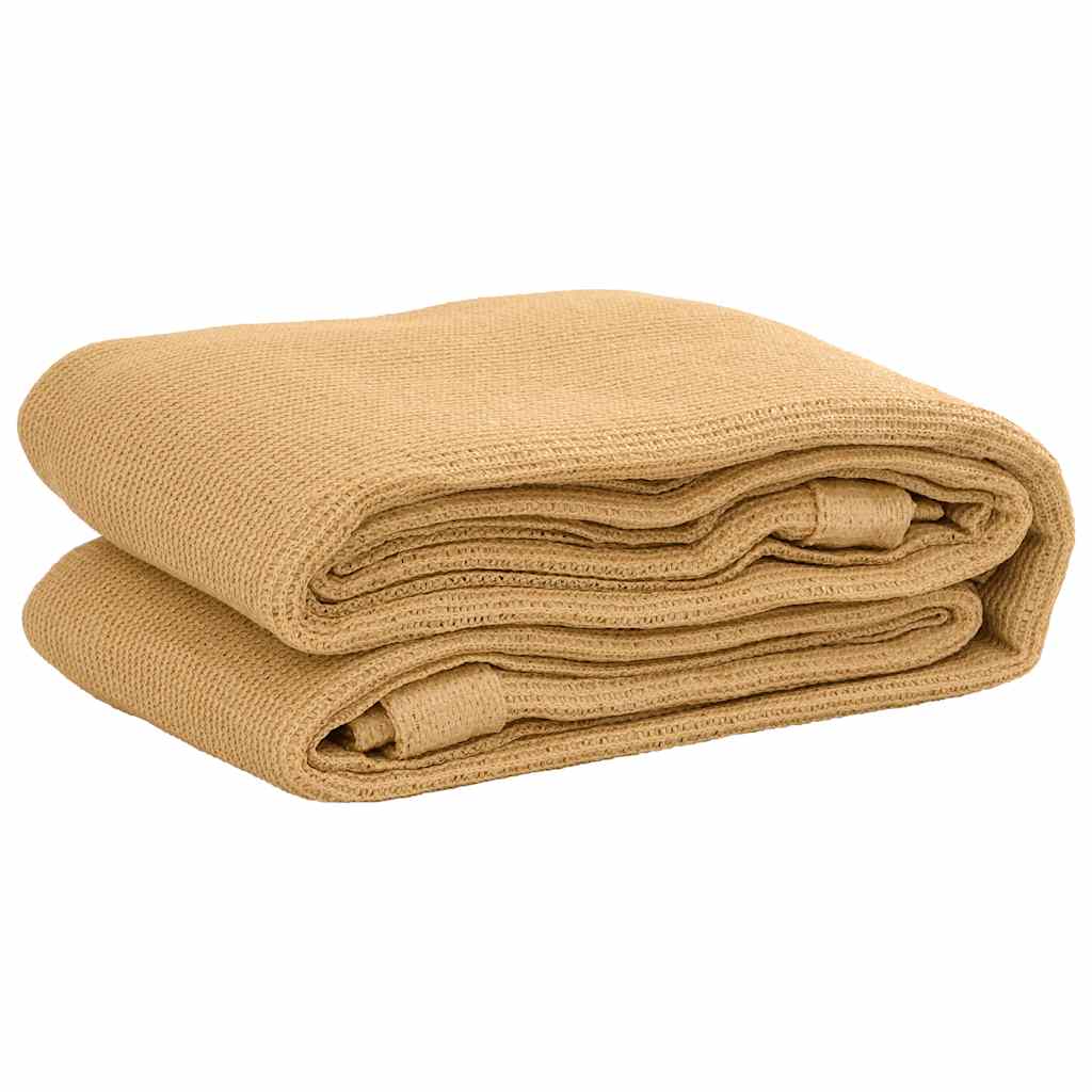 Zeltteppich Sandfarbe 300x400 cm HDPE