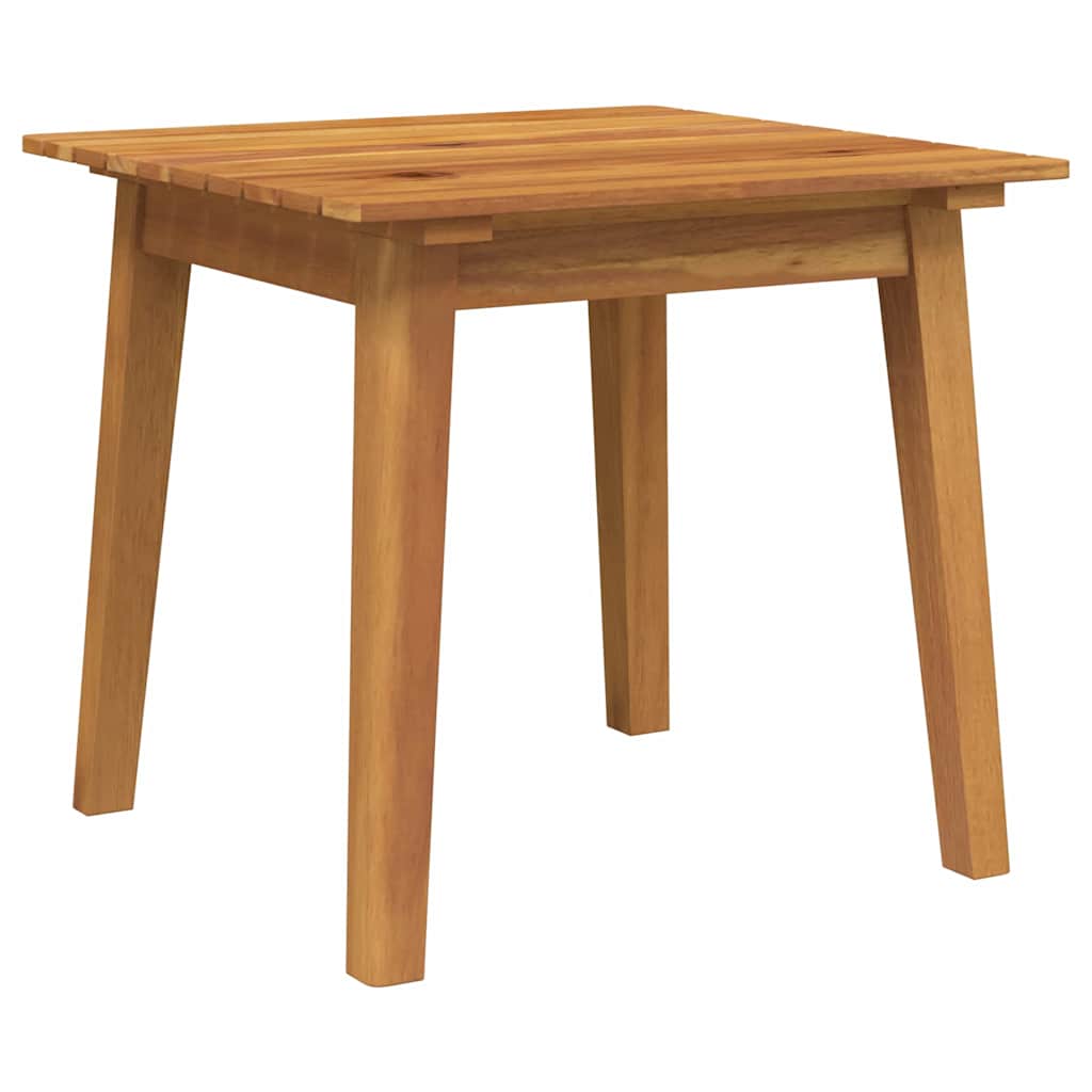 Gartenstühle mit Tisch 3 pcs Grau Massivholz Akazie