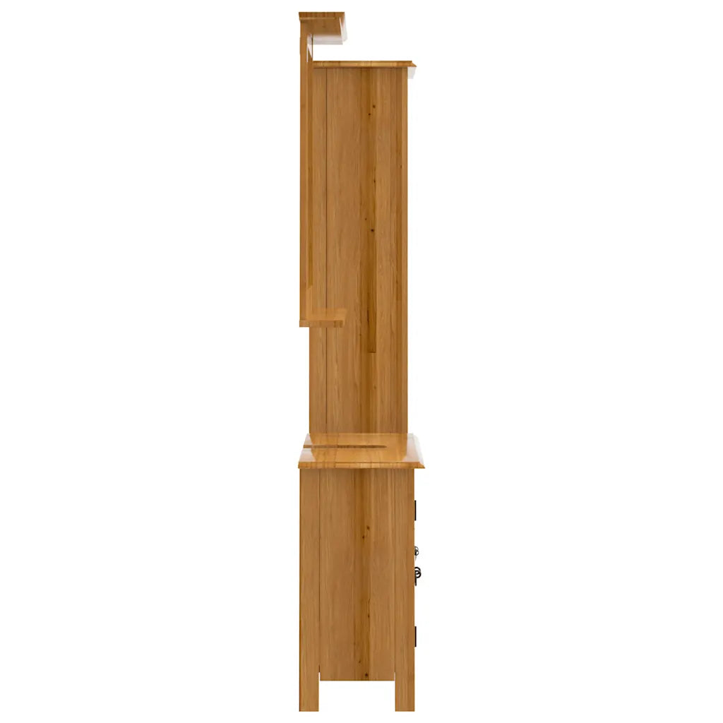 Badmöbel-Set 3-teilig aus massivem Kiefernholz