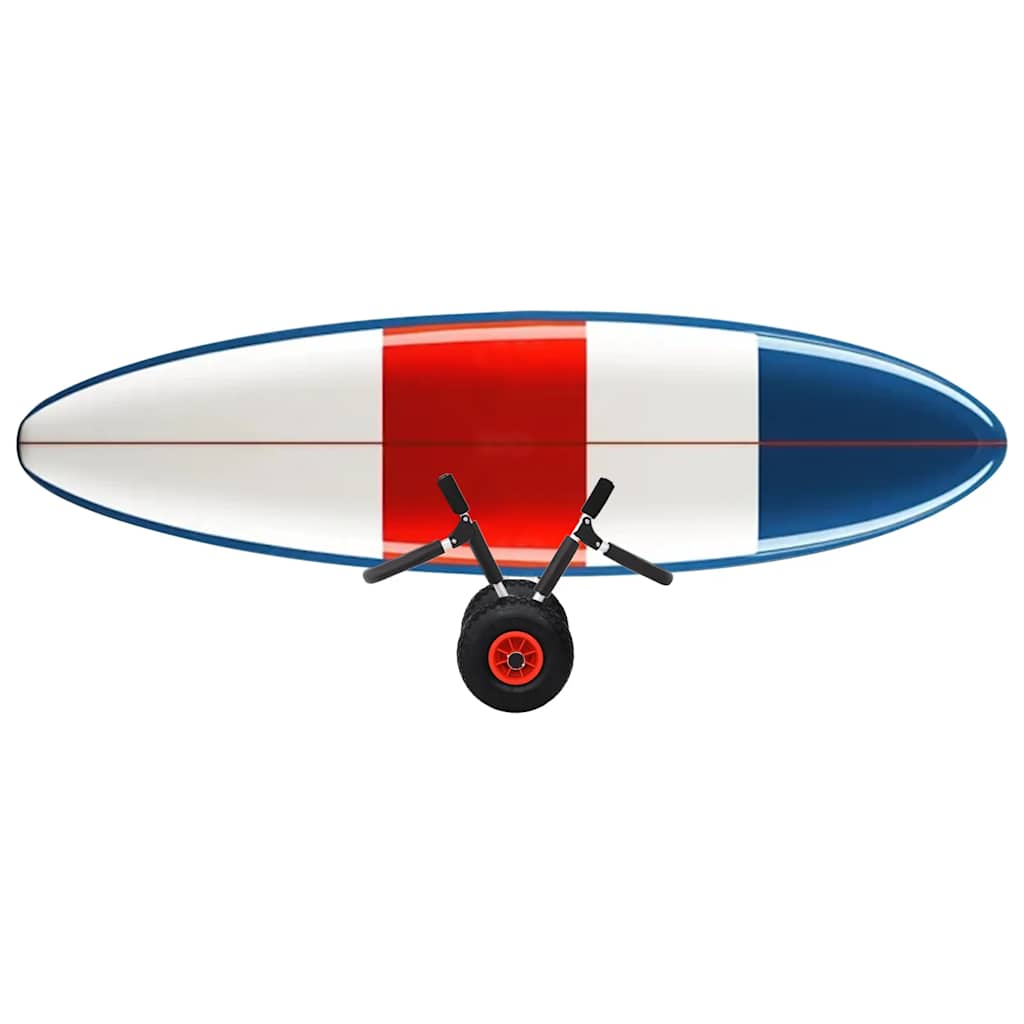 SUP Trolley für 2 Surfbretter Klappbar 90 kg Aluminium