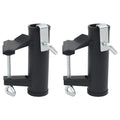Sonnenschirmhalter für Balkon 2 Stk. 25-38 mm Stahl