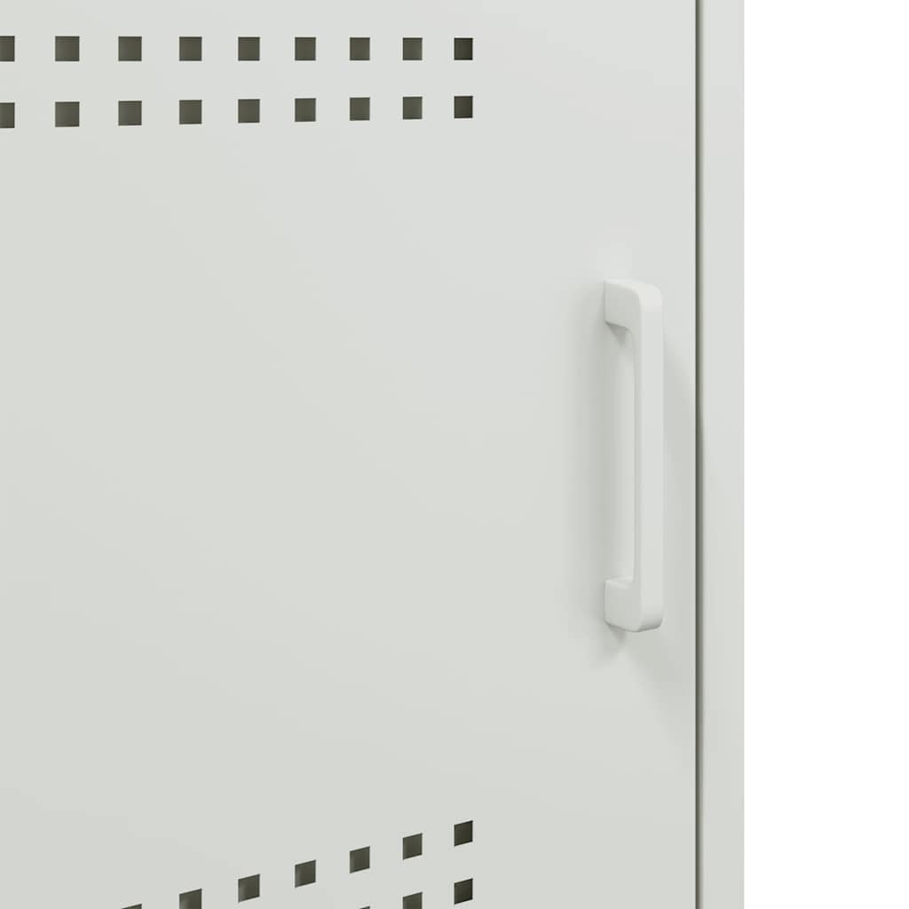 TV-Schrank Weiß 100,5x39x50,5 cm Stahl