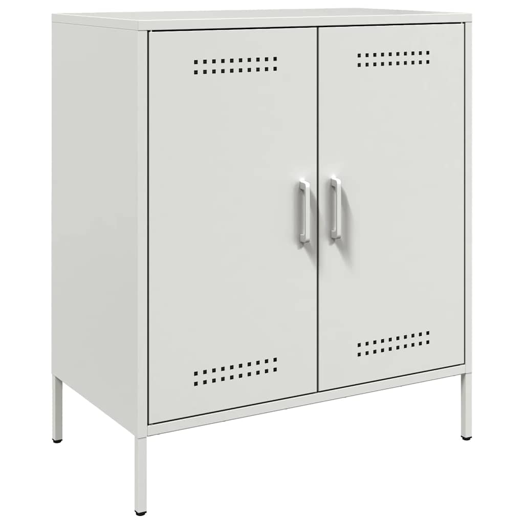 Sideboard Weiß 68x39x79 cm Stahl