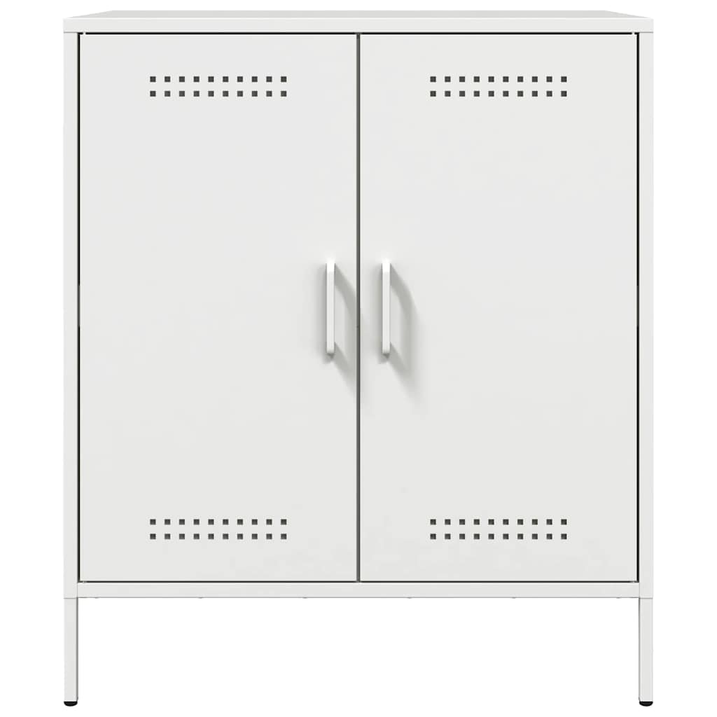 Sideboard Weiß 68x39x79 cm Stahl