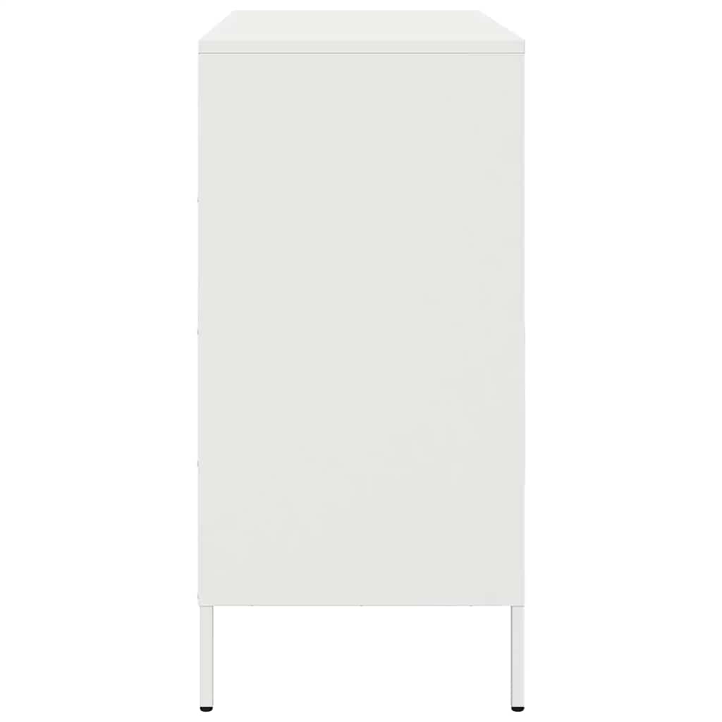 Sideboard Weiß 68x39x79 cm Stahl