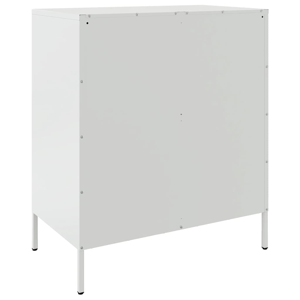Sideboard Weiß 68x39x79 cm Stahl