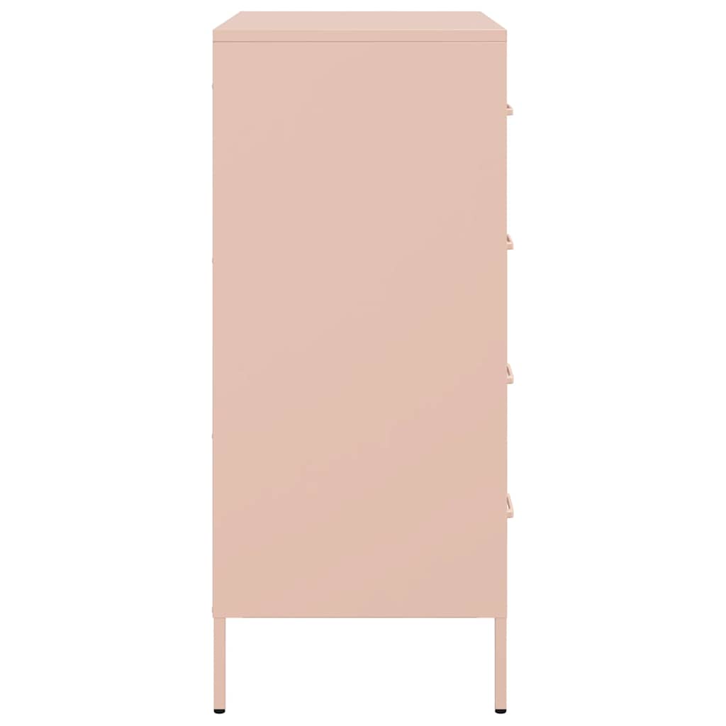 Sideboard Rosa 68x39x89 cm Stahl