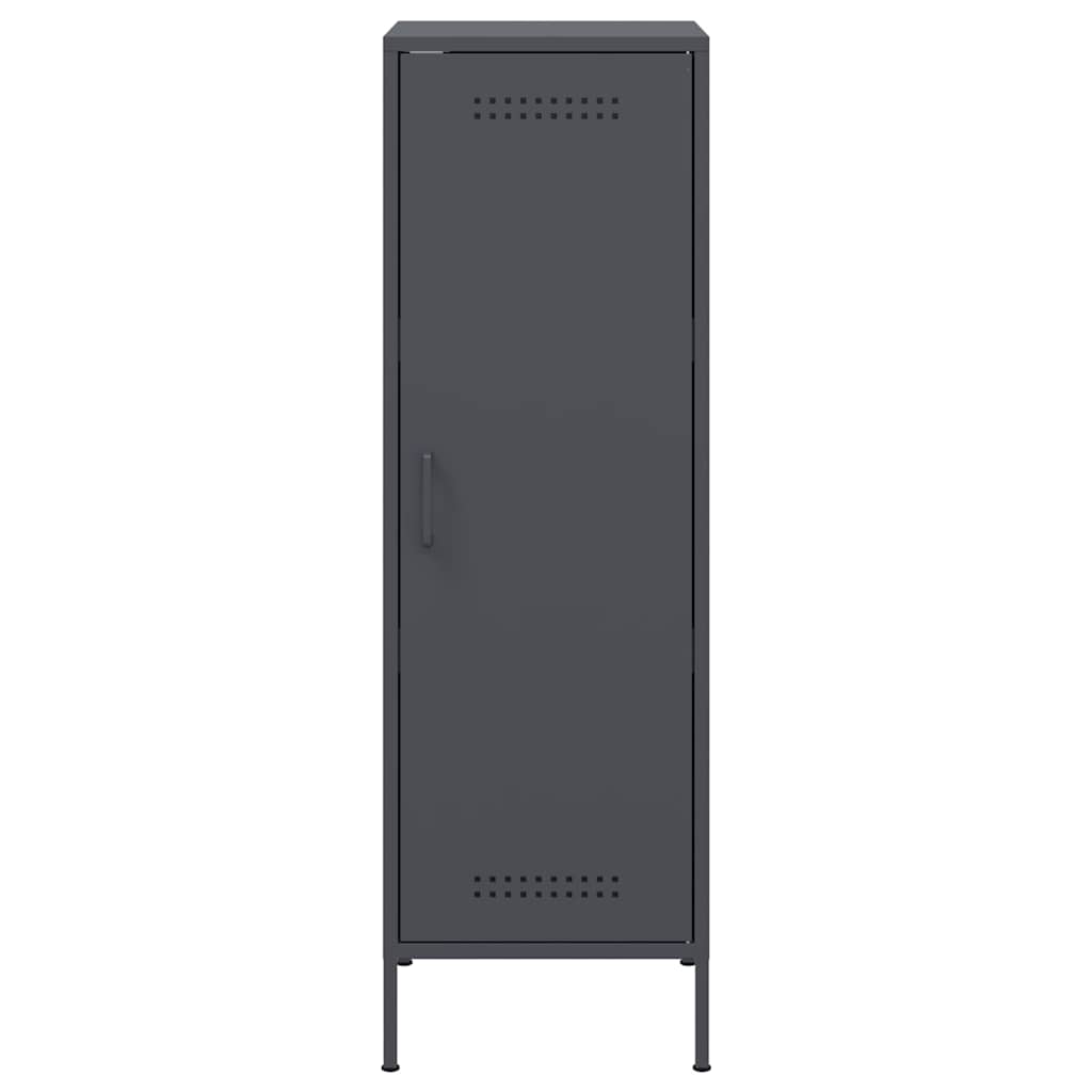 Highboard Anthrazit 36x39x113 cm Stahl