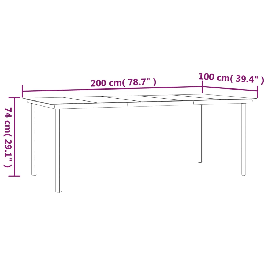 7-tlg. Garten-Essgruppe mit Kissen Beige Poly Rattan