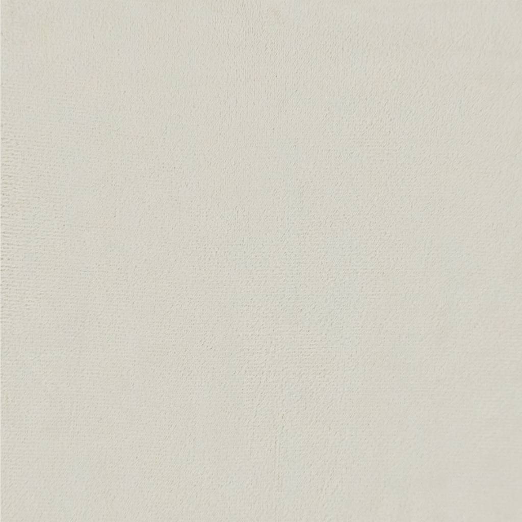 Chaiselongue mit Kissen Creme Samt