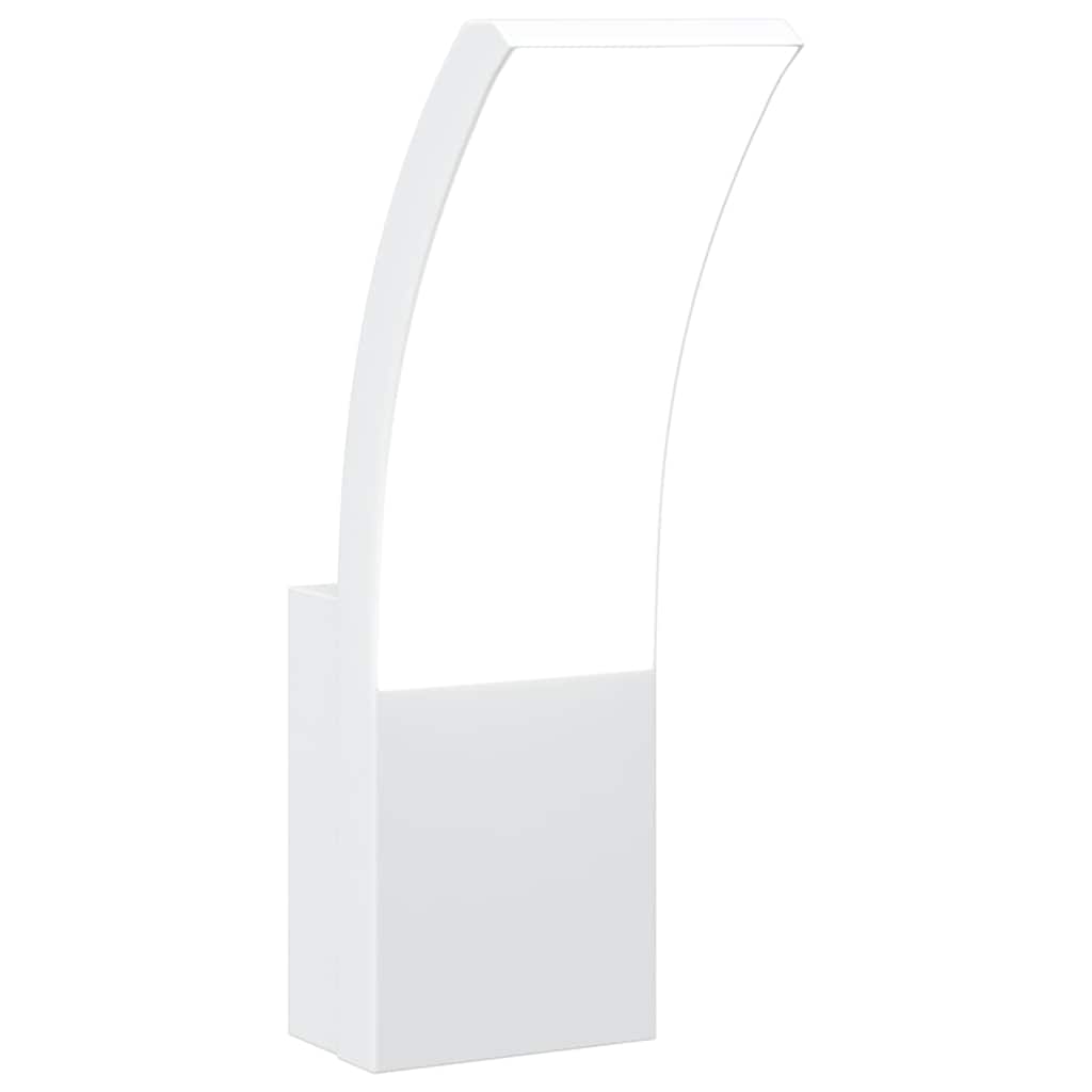 LED-Außenwandleuchte Weiß Aluminiumdruckguss