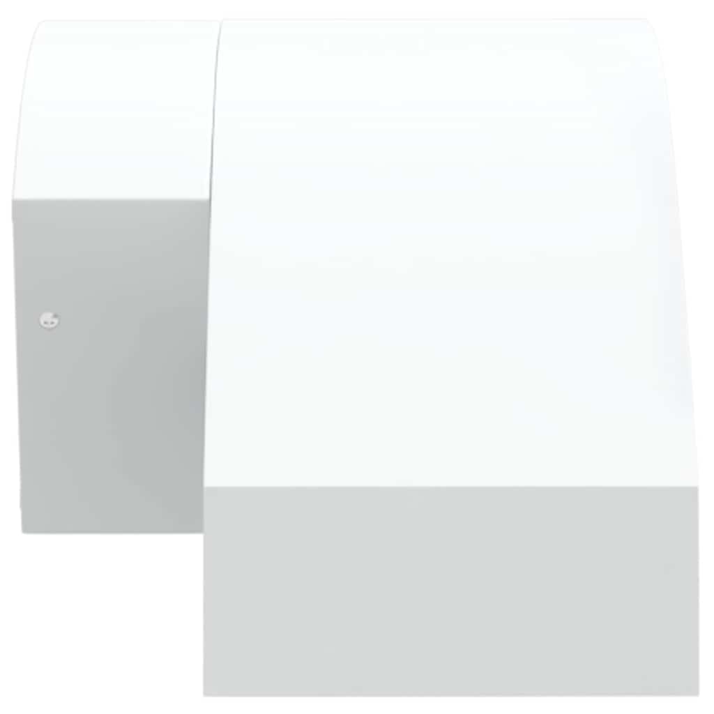 LED-Außenwandleuchten 2 Stk. Weiß Aluminiumdruckguss