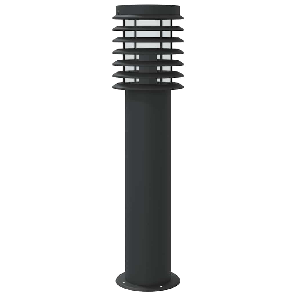Wegeleuchten mit Bewegungsmelder 3 Stk. Schwarz 60 cm Edelstahl