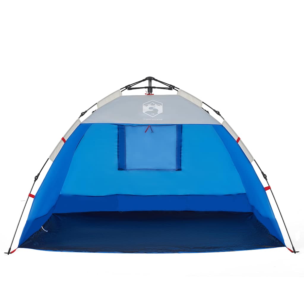 Strandzelt 2 Personen Azurblau Quick Release Wasserdicht
