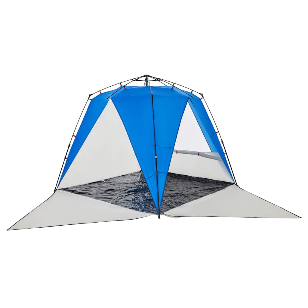 Strandzelt 4 Personen Azurblau Quick Release Wasserdicht