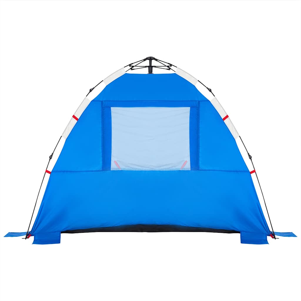 Strandzelt 3 Personen Azurblau Quick Release Wasserdicht