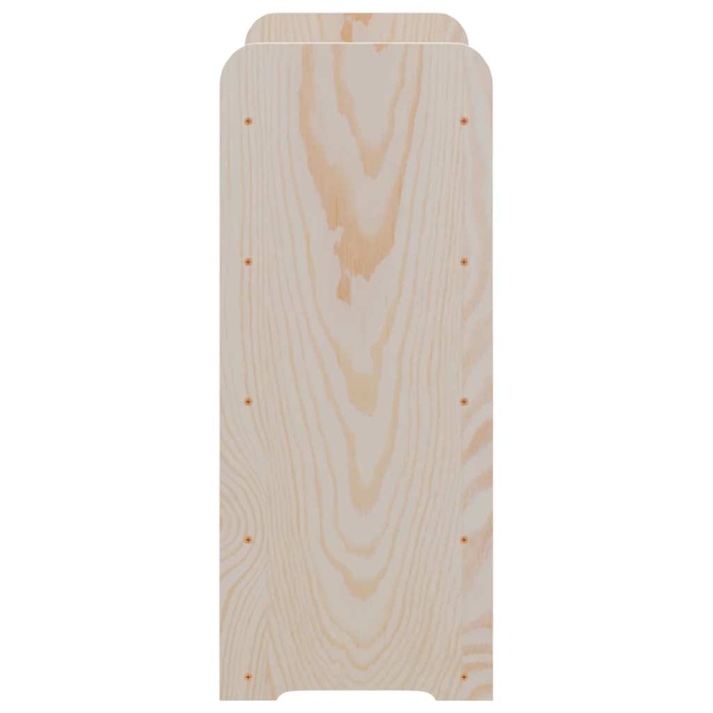 Weinregal 67,5x25x60 cm Massivholz Kiefer