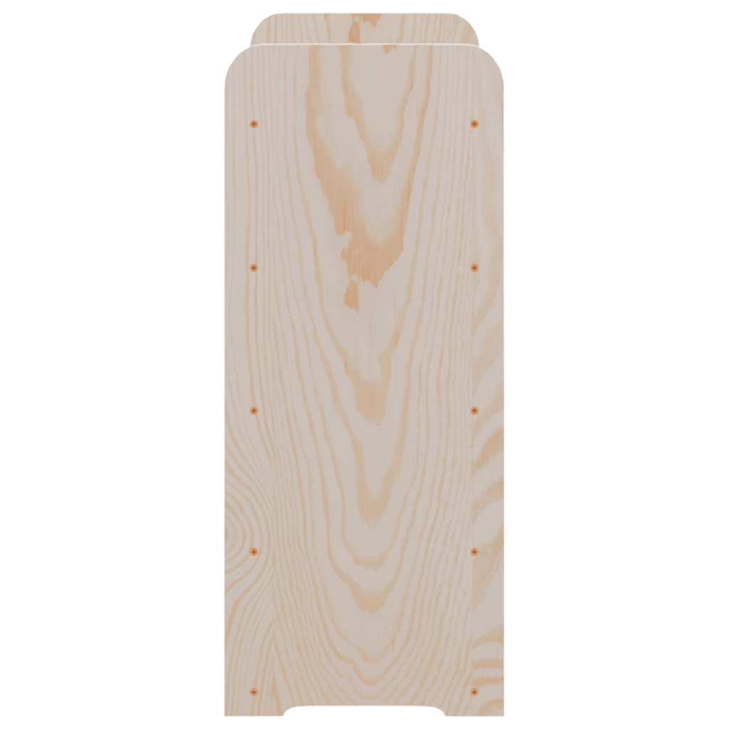 Weinregal mit Oberplatte 67,5x25x60 cm Massivholz Kiefer