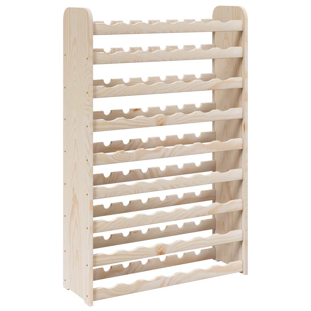 Weinregal 72,5x25x111,5 cm Massivholz Kiefer
