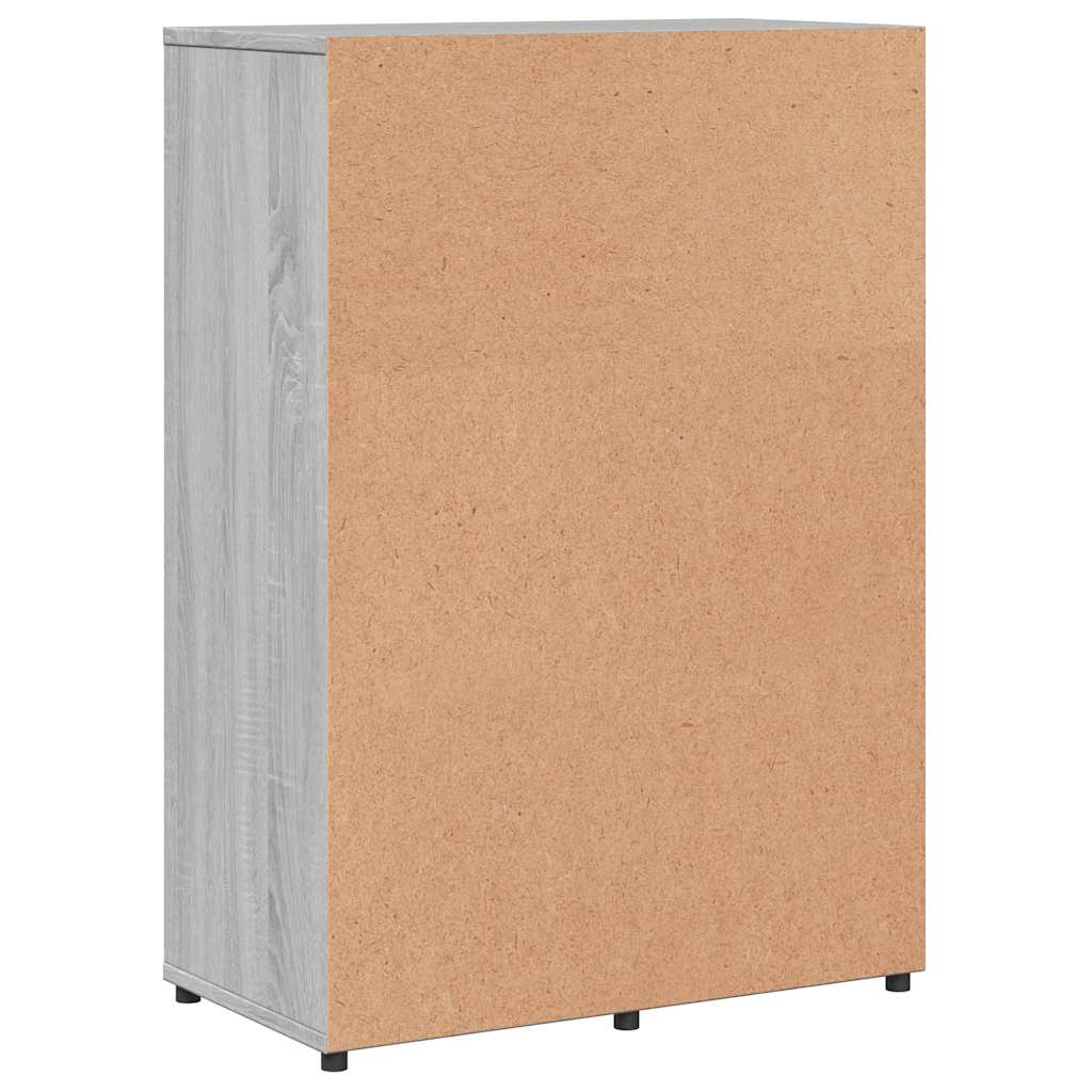 Sideboards 2 Stk. Grau Sonoma 60x31x84 cm Holzwerkstoff