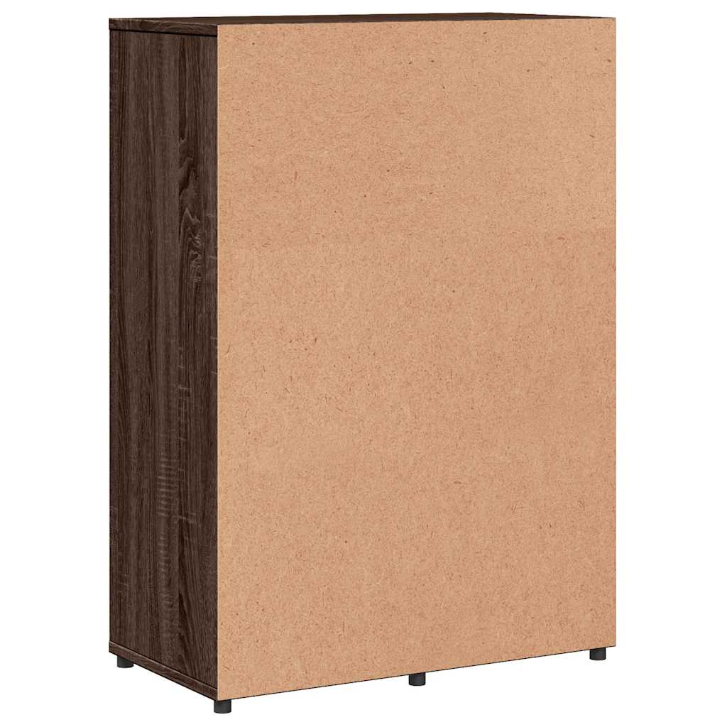 Sideboards 2 Stk. Braun Eichen-Optik 60x31x84 cm Holzwerkstoff