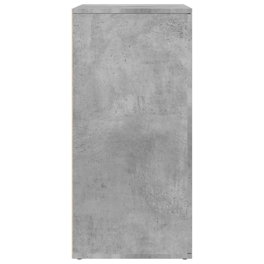 Sideboards 2 Stk. Betongrau 79x38x80 cm Holzwerkstoff