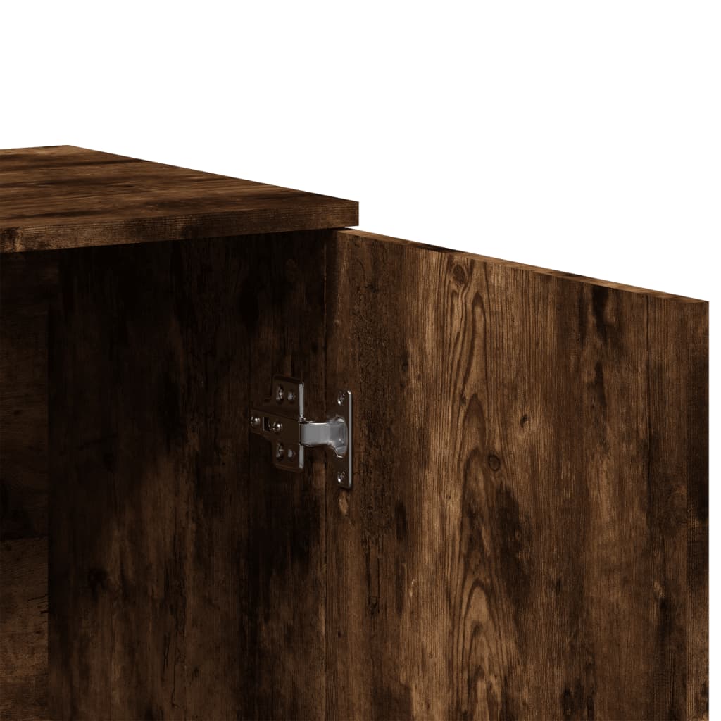 Sideboards 3 Stk. Räuchereiche Holzwerkstoff