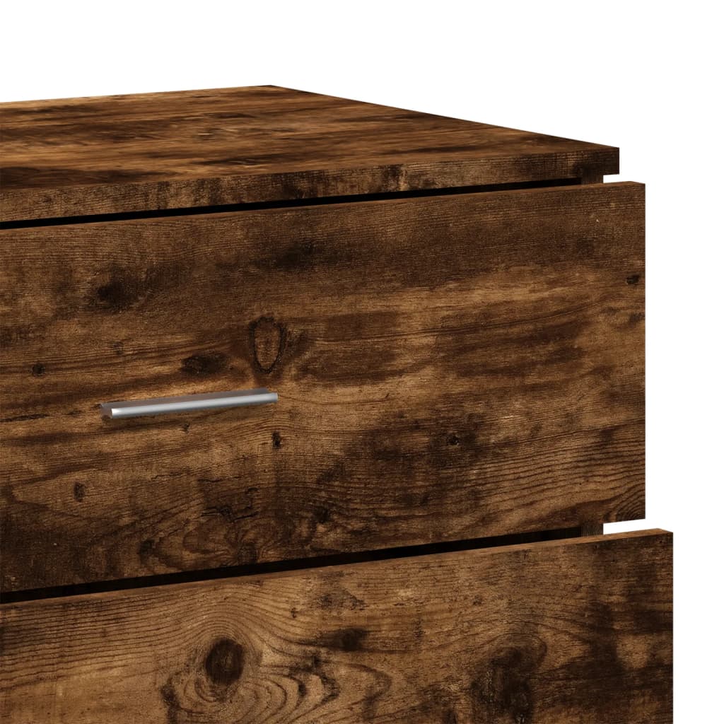 Sideboards 3 Stk. Räuchereiche Holzwerkstoff