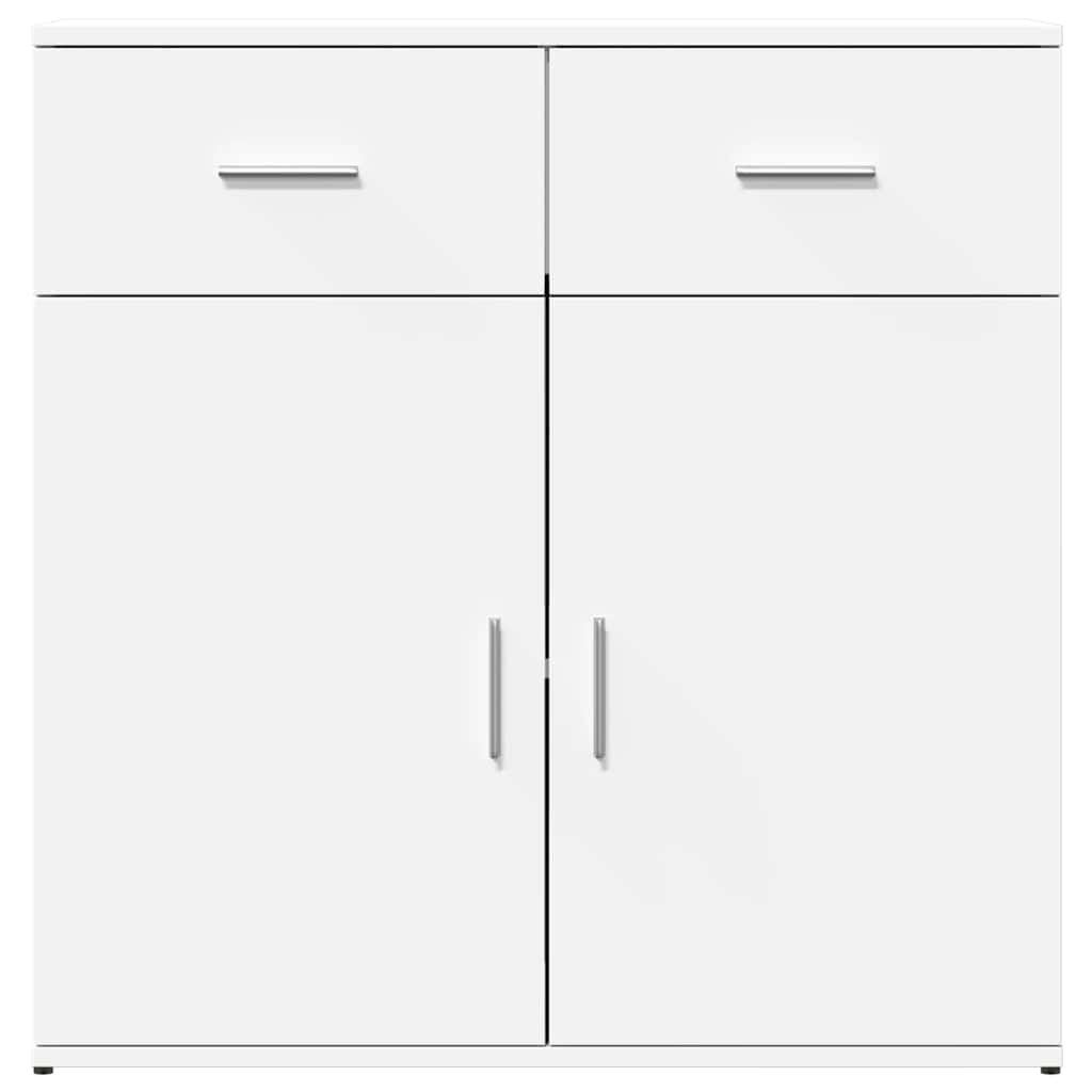 Sideboards 2 Stk. Weiß 79x38x80 cm Holzwerkstoff