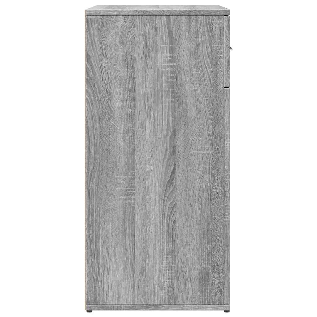 Sideboards 2 Stk. Grau Sonoma 79x38x80 cm Holzwerkstoff