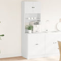 Küchenschrank Weiß 60x50x180 cm Holzwerkstoff