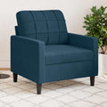 Sessel Blau 60 cm Samt