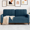 2-Sitzer-Sofa Blau 140 cm Samt