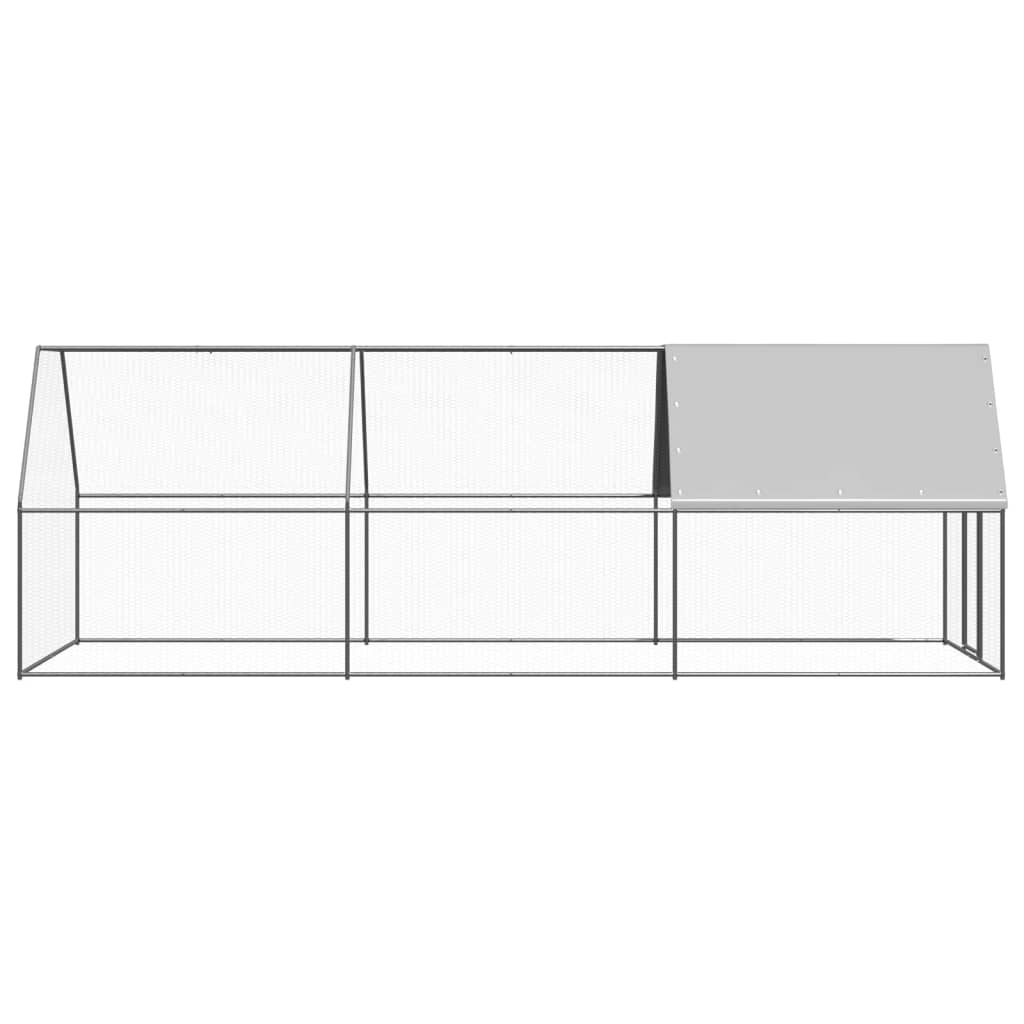 Hühnerkäfig 2x6x2 m Verzinkter Stahl