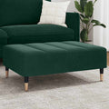 Fußhocker Dunkelgrün 77x55x31 cm Samt