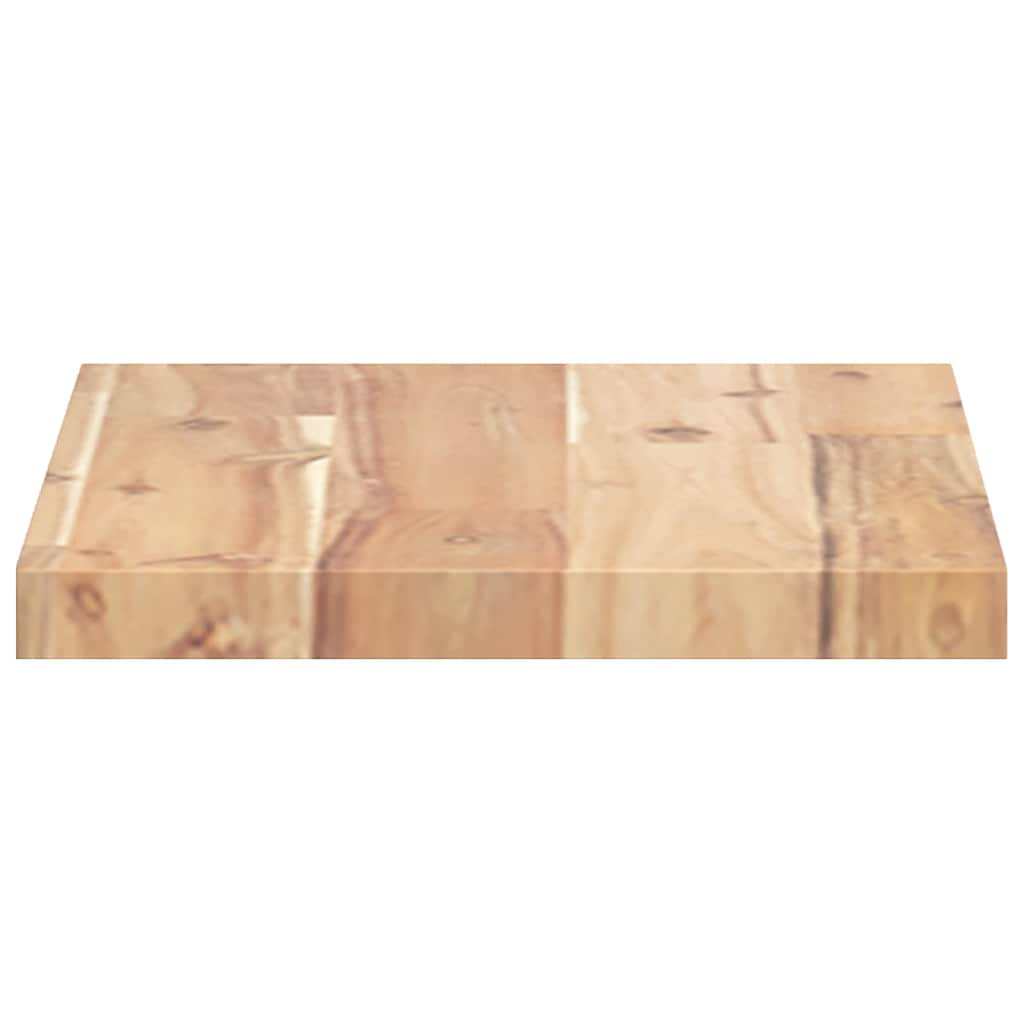 Schweberegale 4 Stk. 40x20x2 cm Massivholz Akazie Unbehandelt